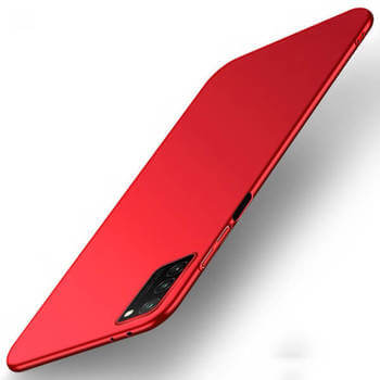 Ochranný plastový kryt pro Samsung Galaxy A02s A025G - červený