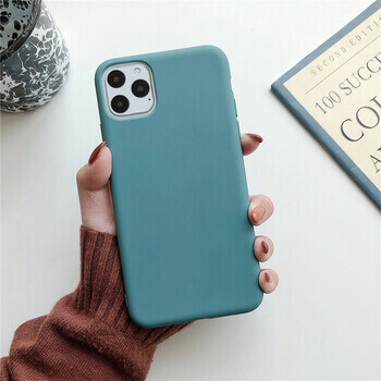 Extrapevný silikonový ochranný kryt pro Apple iPhone 13 mini - světle modrý