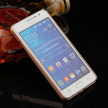 Plastový ochranný obal se třpytky Samsung Galaxy Grand Prime G530 - modrý