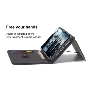 Magnetické flipové pouzdro s prostorem na karty pro Apple iPhone 13 mini - světle růžové