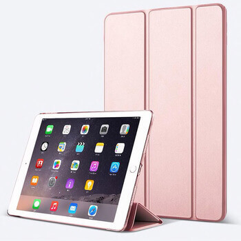 2v1 Smart flip cover + zadní silikonový ochranný obal pro Apple iPad Pro 12.9" 2021 (5.generace) - růžový