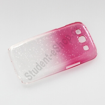3D Plastový ochranný kryt pro Samsung Galaxy S3 III i9300 - červený