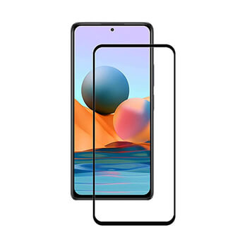 3D ochranné tvrzené sklo s rámečkem pro Xiaomi Redmi Note 10 - černé
