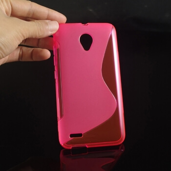 Silikonový ochranný obal S-line pro Vodafone Smart Prime 6 - růžový