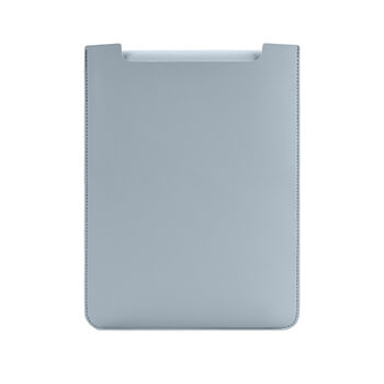 Ochranný koženkový obal pro Apple MacBook Air 13" (2018-2020) - světle modrý