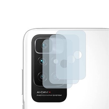 3x Ochranné sklo na čočku fotoaparátu a kamery pro Xiaomi Redmi 10 - 2+1 zdarma