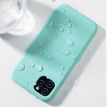 Silikonový matný obal pro Apple iPhone 11 Pro - světle modrý