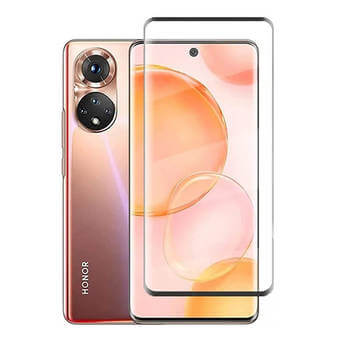 3x 3D ochranné tvrzené sklo pro Honor 50 5G - černé - 2+1 zdarma