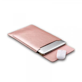 Ochranný kožený obal pro Apple MacBook Pro 14" (2021, M1) - růžový