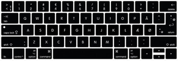 Silikonový ochranný obal na klávesnici EU verze pro Apple MacBook Pro 14" (2021, M1) - černý