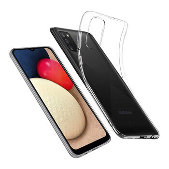 Silikonový obal pro Samsung Galaxy A03s A037G - průhledný