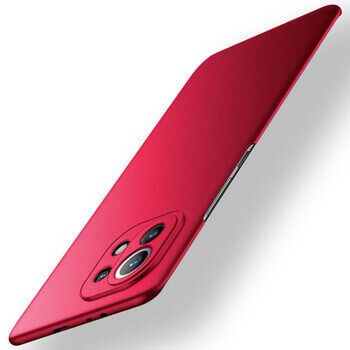 Ochranný plastový kryt pro Xiaomi 11 Lite 5G NE - červený