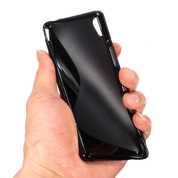 Silikonový ochranný obal S-line pro Sony Xperia M4 Aqua - bílý
