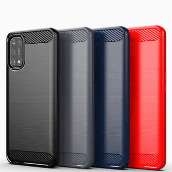 Ochranný silikonový obal karbon pro Vivo Y20s - černý