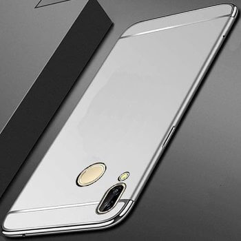 Ochranný 360° celotělový plastový kryt pro Huawei Nova 3i - stříbrný