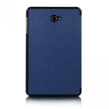 2v1 Smart flip cover + zadní plastový ochranný kryt pro Samsung Galaxy Tab S8 Ultra - tmavě modrý