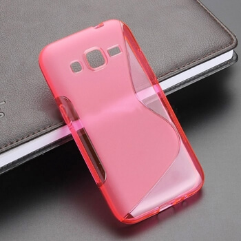 Silikonový ochranný obal S-line pro Samsung Galaxy Core Prime G360 - růžový