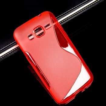 Silikonový ochranný obal S-line pro Samsung Galaxy Core Prime G360 - červený