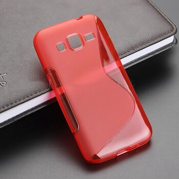 Silikonový ochranný obal S-line pro Samsung Galaxy Core Prime G360 - červený