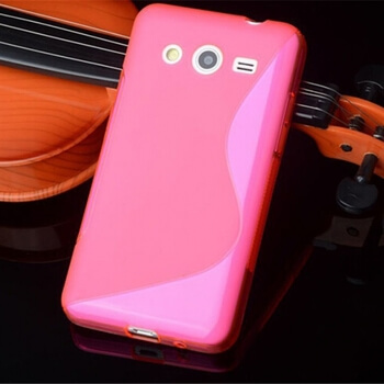 Silikonový ochranný obal S-line pro Samsung Galaxy Core Plus G350 - růžový