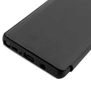 Zrcadlový silikonový flip obal pro Xiaomi Redmi Note 11S 4G - stříbrný