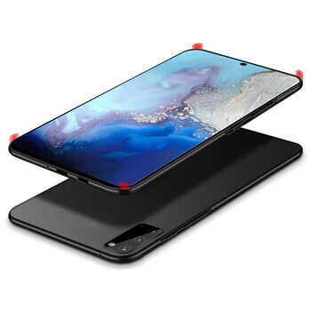 Ochranný plastový kryt pro Samsung Galaxy S21 FE 5G - červený