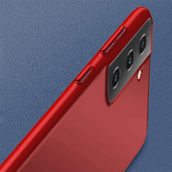 Ochranný plastový kryt pro Samsung Galaxy S22 Ultra 5G - červený