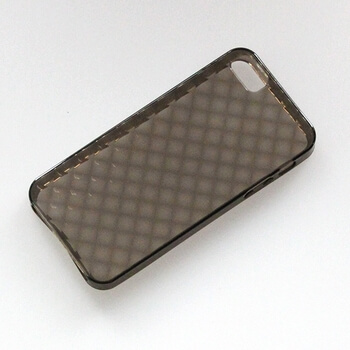 3D Silikonový ochranný obal pro Apple iPhone 5/5S/SE - černý