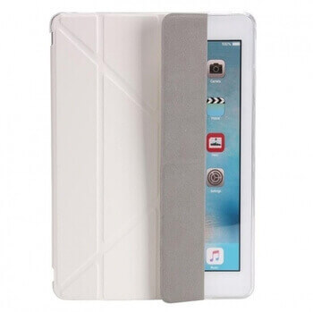 2v1 Smart flip cover + zadní silikonový ochranný obal pro Apple iPad Air 5 (2022,M1) - bílý