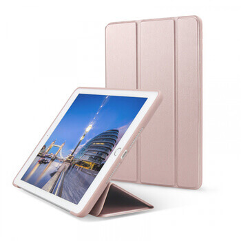 2v1 Smart flip cover + zadní silikonový ochranný obal pro Apple iPad Air 5 10.9" (2022,M1) - růžový