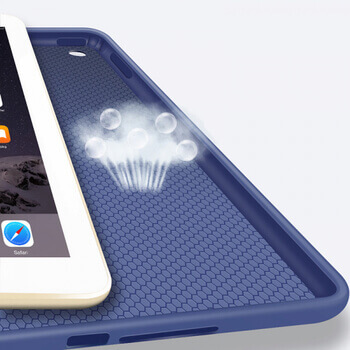 2v1 Smart flip cover + zadní silikonový ochranný obal pro Apple iPad Air 5 10.9" (2022,M1) - zlatý