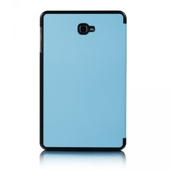 2v1 Smart flip cover + zadní plastový ochranný kryt pro Samsung Galaxy Tab A7 Lite (SM-T220) - světle modrý