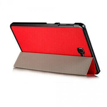 2v1 Smart flip cover + zadní plastový ochranný kryt pro Samsung Galaxy Tab S6 Lite (SM-P610) - červený