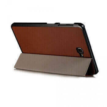 2v1 Smart flip cover + zadní plastový ochranný kryt pro Lenovo TAB P11 Pro - hnědý