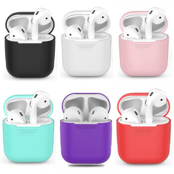 Silikonové ochranné pouzdro pro Apple AirPods 3.generace (2021) - černé (3.generace)