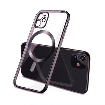 MagSafe silikonový kryt pro Apple iPhone 7 - černý