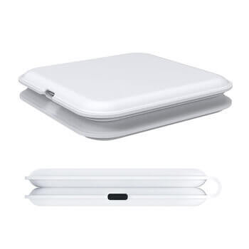2v1 Bezdrátová nabíječka a dokovací stanice MagSafe pro Apple iPhone, Apple Watch, AirPods (7.série) bílá