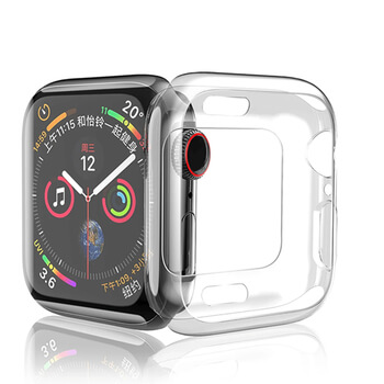 Ultratenký silikonový obal pro chytré hodinky Apple Watch 38 mm (1.série) - průhledný