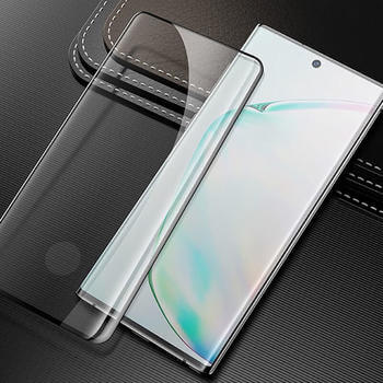 3x 3D ochranné tvrzené sklo pro Samsung Galaxy S22 Ultra 5G - černé - 2+1 zdarma