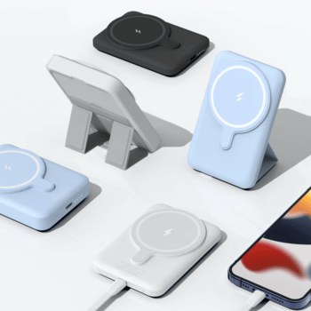 Magnetická bezdrátová nabíječka MagSafe 5000 mAh bílá