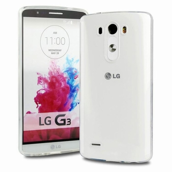 Silikonový obal pro LG D855 G3 - průhledný