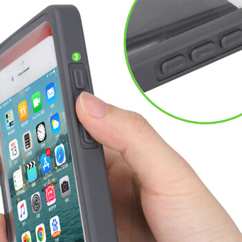 Univerzální voděodolný obal na telefon - černý