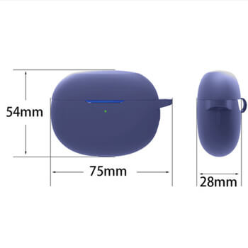 Silikonové ochranné pouzdro pro Realme Buds Air 3 - bílé