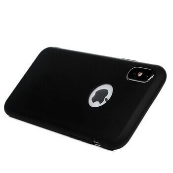 Silikonový matný obal s výřezem pro Apple iPhone 14 - černý