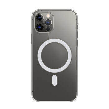 Ochranný silikonový obal MagSafe s integrací pro bezdrátové nabíjení Apple iPhone 14 Plus - průhledný