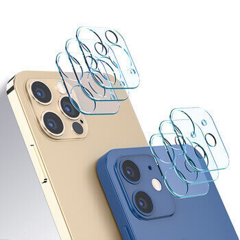 3x Ochranné sklo pro objektiv fotoaparátu a kamery pro Apple iPhone 14 - 2+1 zdarma