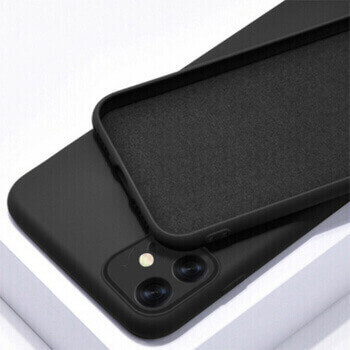 Extrapevný silikonový ochranný kryt pro Apple iPhone 14 Pro Max - černý