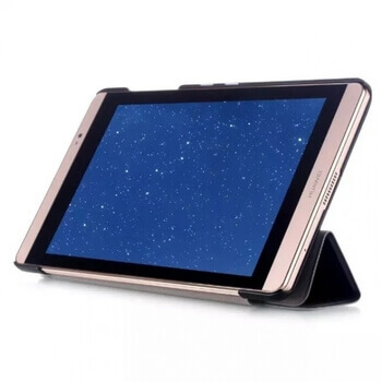2v1 Smart flip cover + zadní plastový ochranný kryt pro Huawei MatePad Pro (MRX-W09) - černý