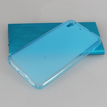 Silikonový mléčný ochranný obal pro Huawei Y6 Dual SIM - modrý