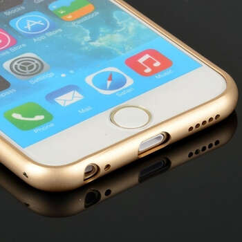 Ochranný hliníkový rámeček BUMPER pro Apple iPhone 6/6S - tmavě růžový